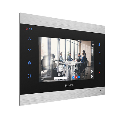 картинка Slinex SL-07N Cloud цвет серебро + чёрный. 7" Домофон с переадресацией вызова на смартфон от компании Intant